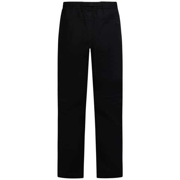 Pantalone nero con mini logo per uomo
