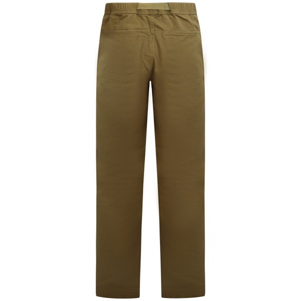 Pantalone verde con mini logo per uomo