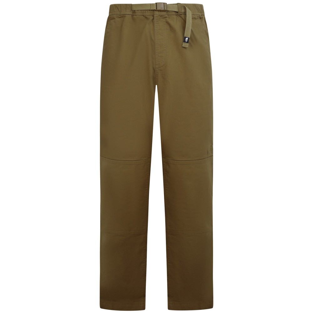 Pantalone verde con mini logo per uomo