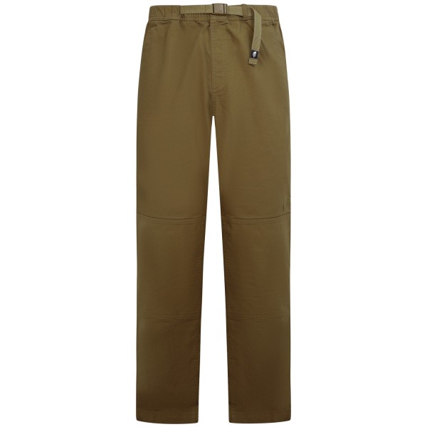 Pantalone verde con mini logo per uomo
