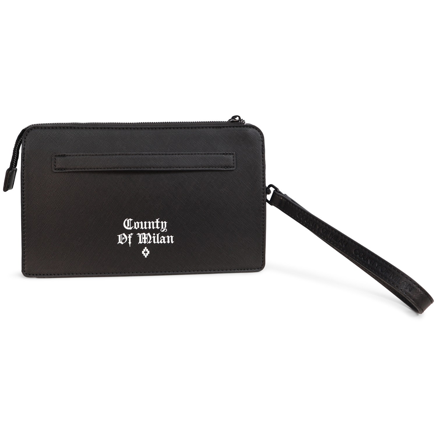 Pochette nera con logo per uomo 2