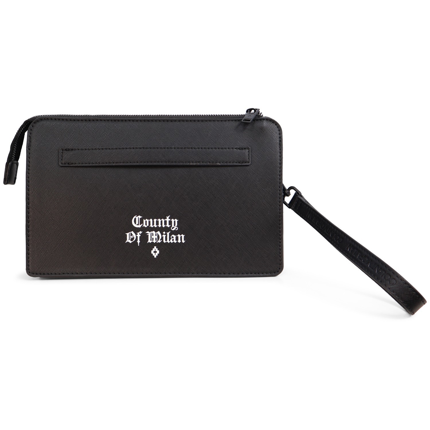 Pochette nera con logo per uomo 2