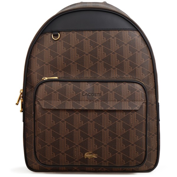 Zaino marrone con mini logo