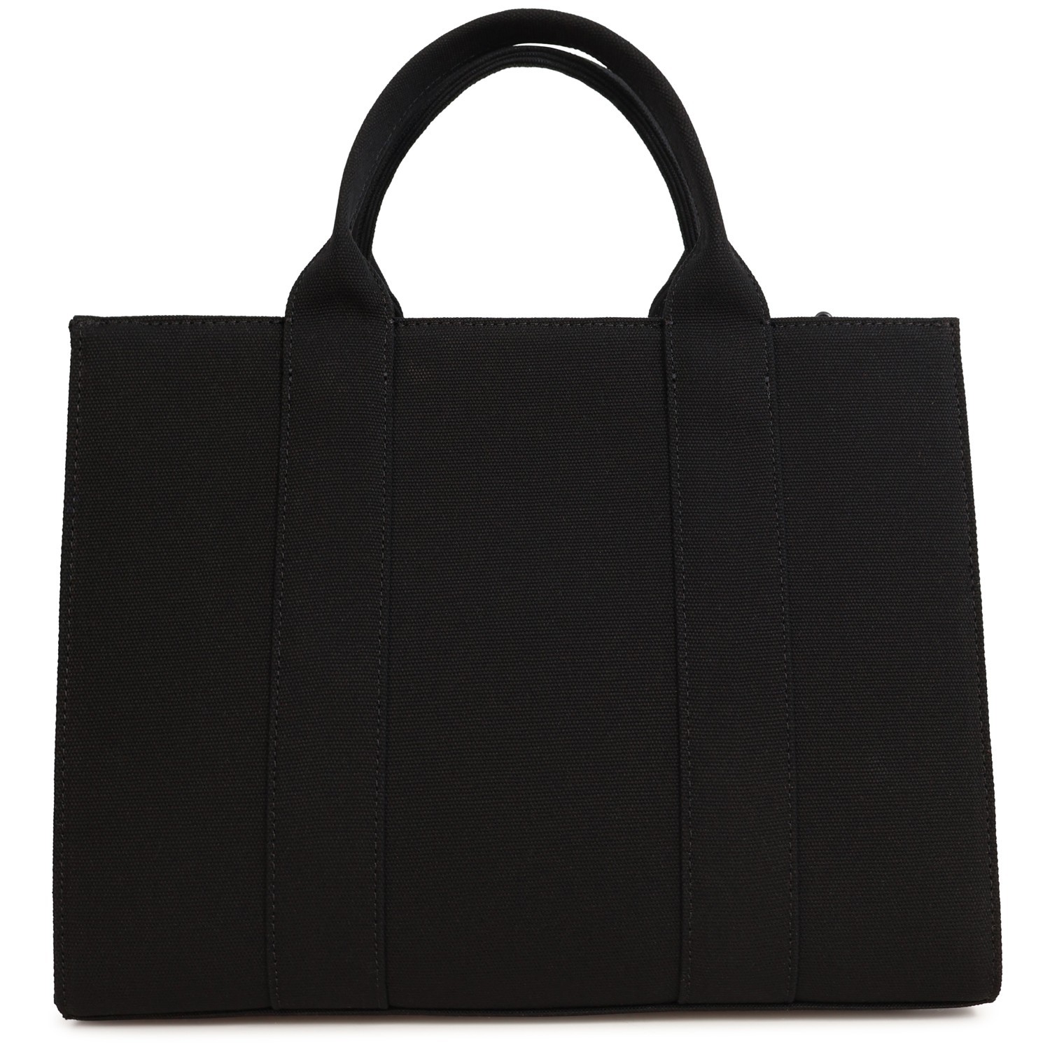 Borsa nera con logo per donna 2