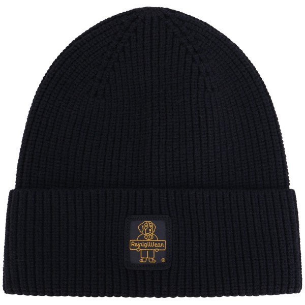 Cappello nero con mini logo per uomo