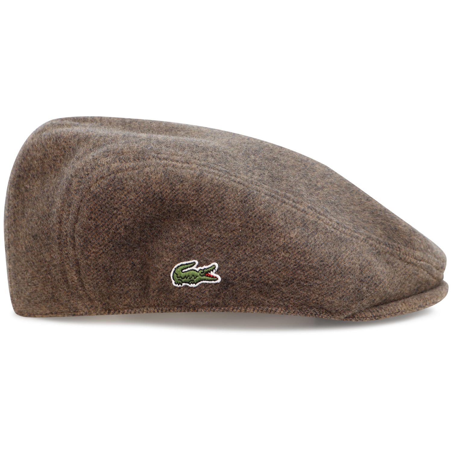 Coppola marrone con mini logo per uomo