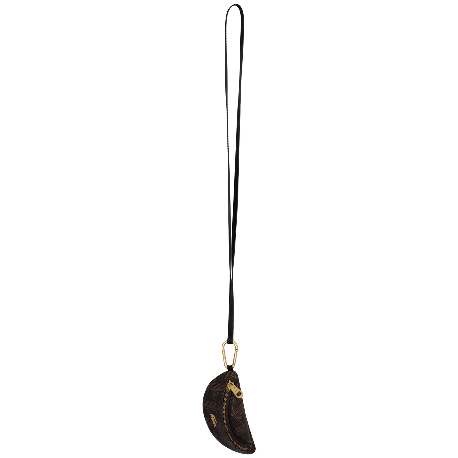 Portamonete marrone con mini logo 2