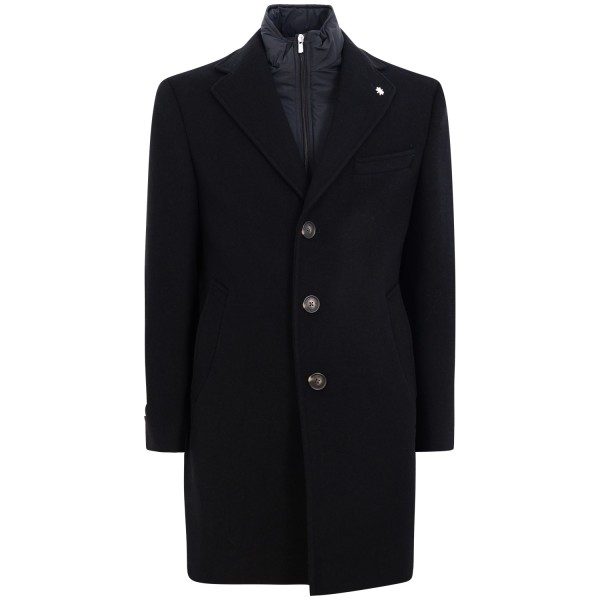 Cappotto nero per uomo