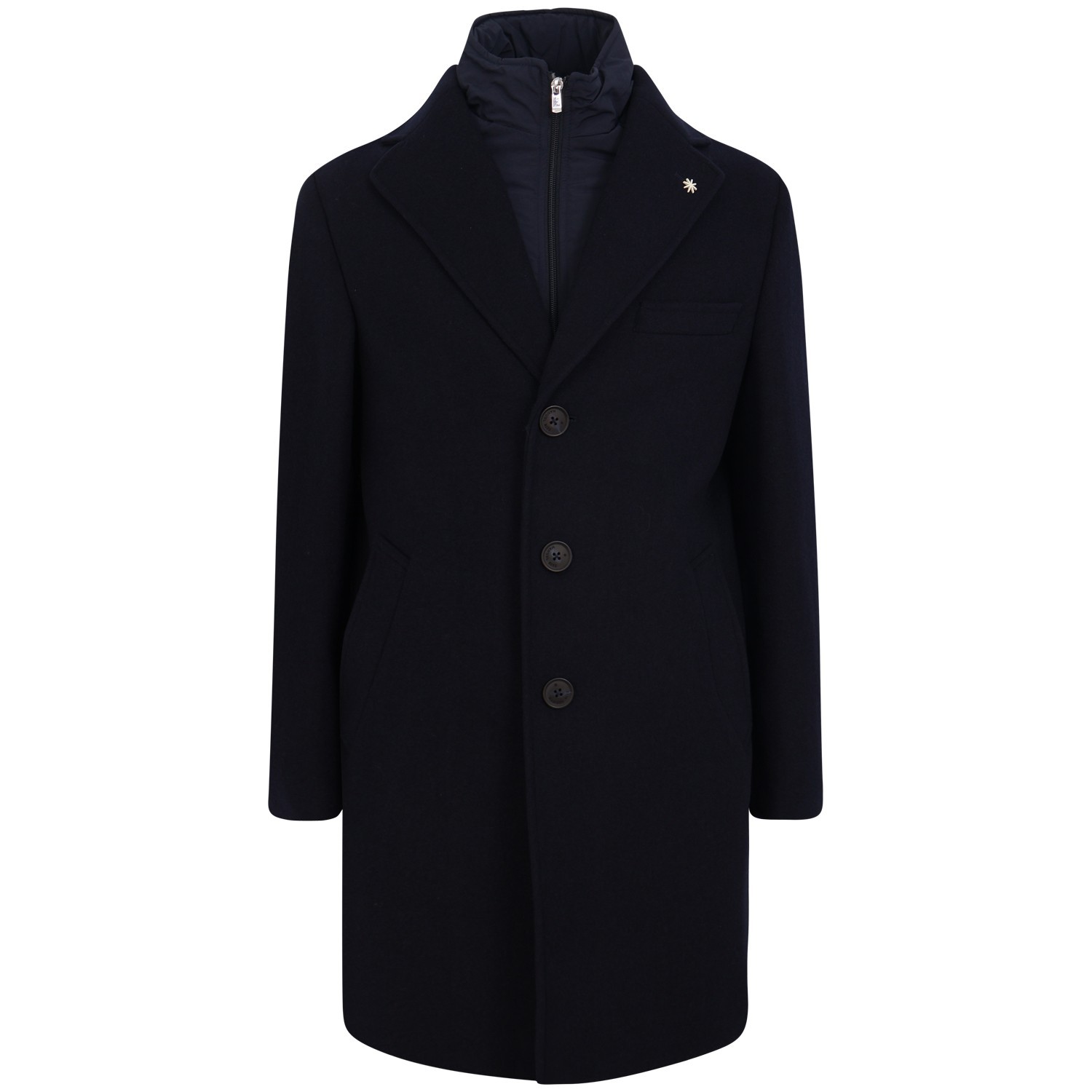 Cappotto blu per uomo