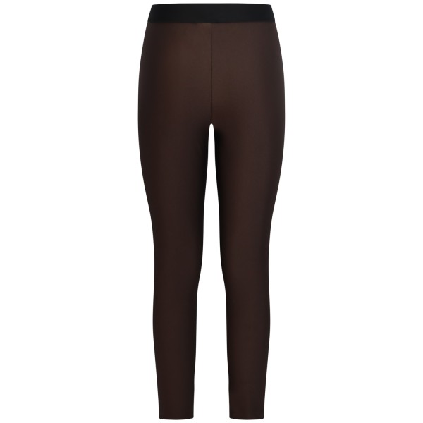 Leggins marrone con logo donna