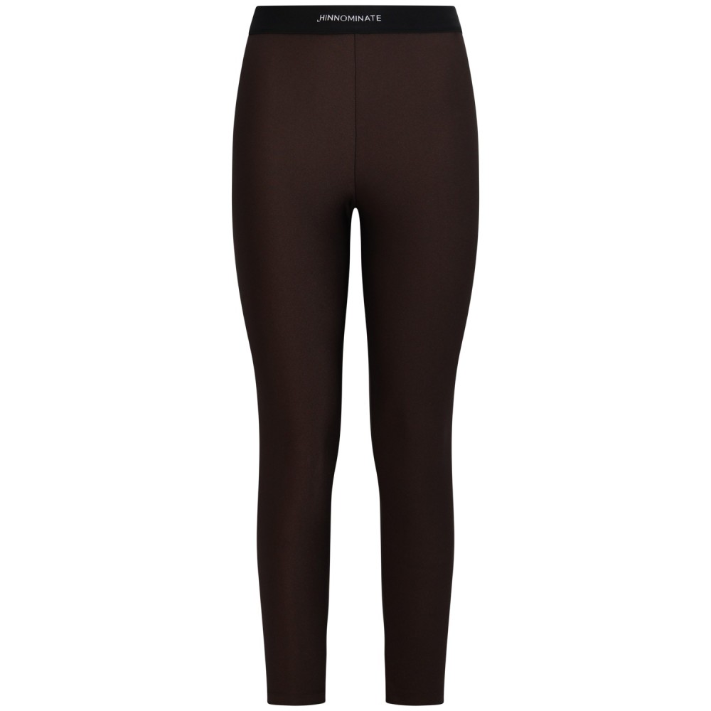 Leggins marrone con logo donna