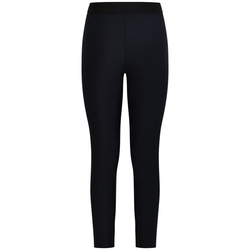 Leggins neri con logo   per donna