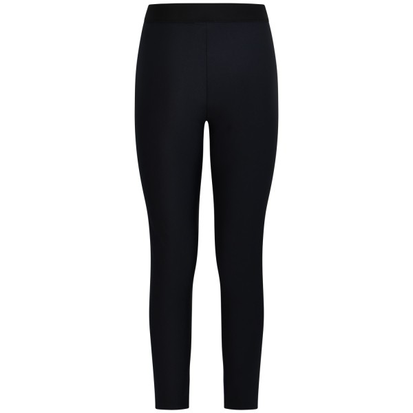 Leggins neri con logo   per donna