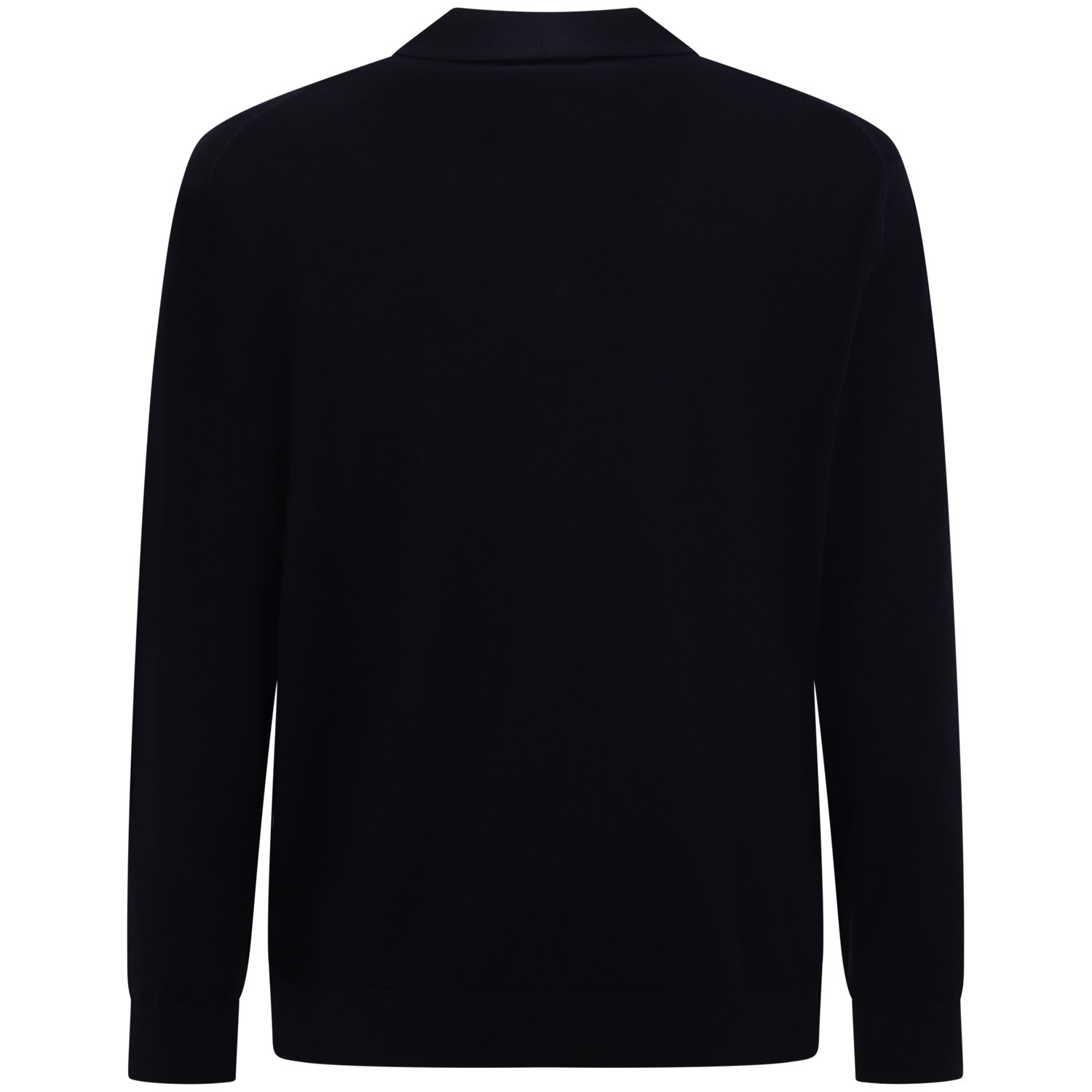 Maglione blu con colletto per uomo 2