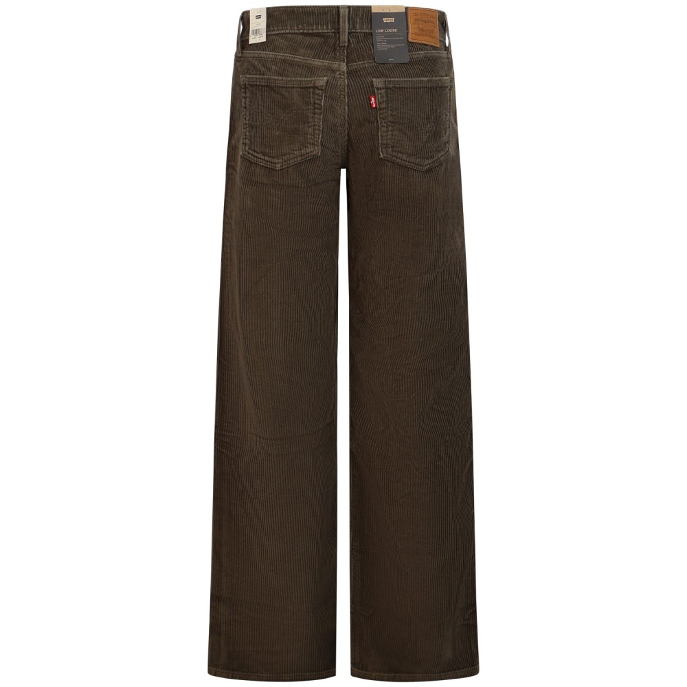 Pantalone in velluto verde per donna