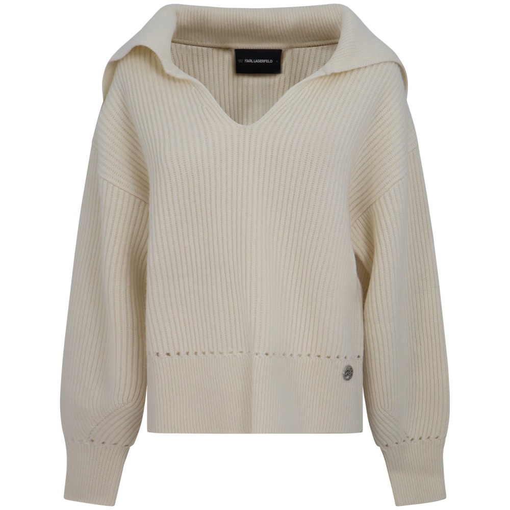 Maglione bianco per donna
