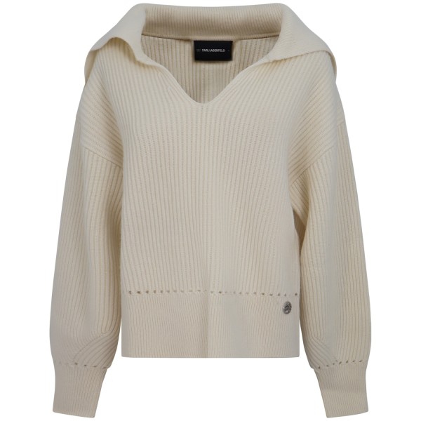 Maglione bianco per donna