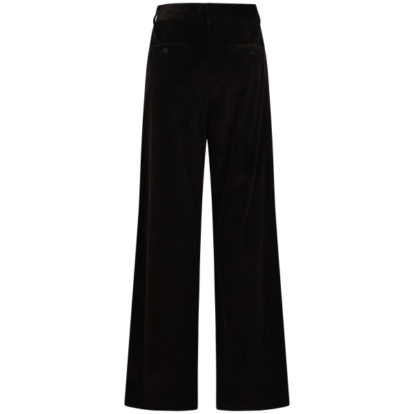 Pantalone marrone in velluto per donna