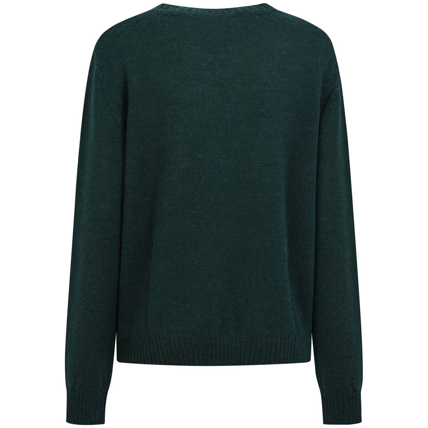 Maglione verde con fantasia  per donna 2