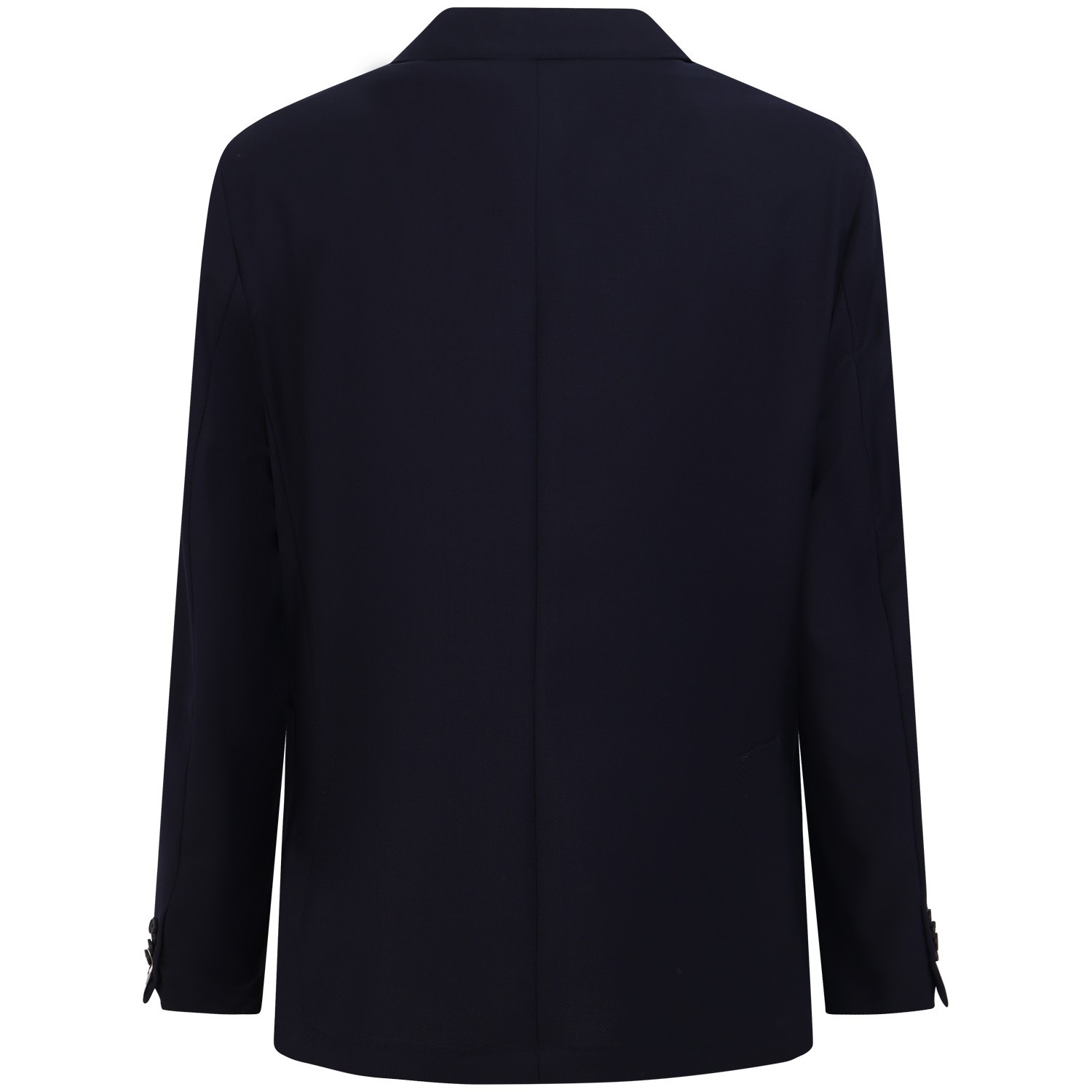 Giacca blu con microlavorazione per uomo 2