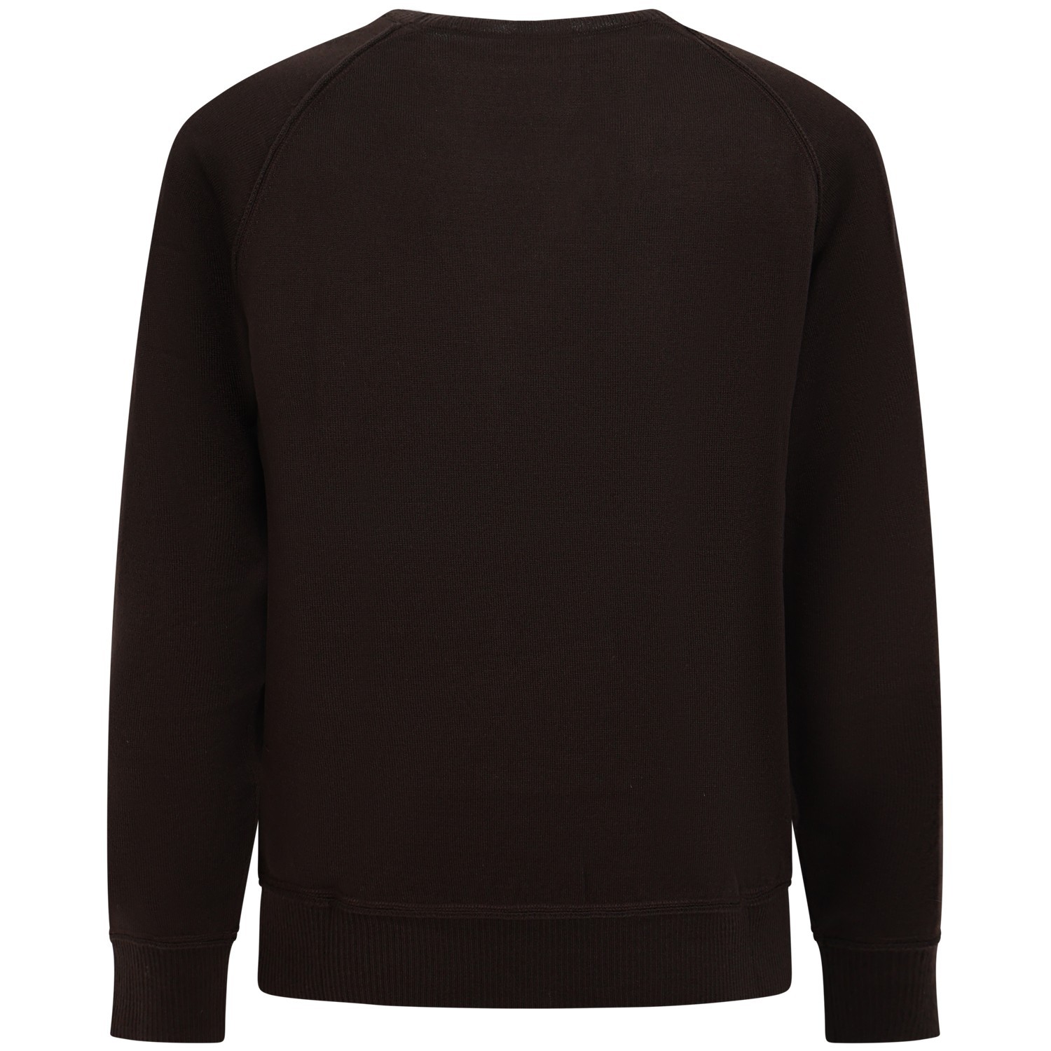 Maglione marrone con logo per uomo 2