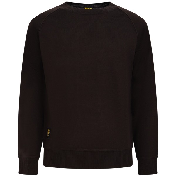 Maglione marrone con logo per uomo