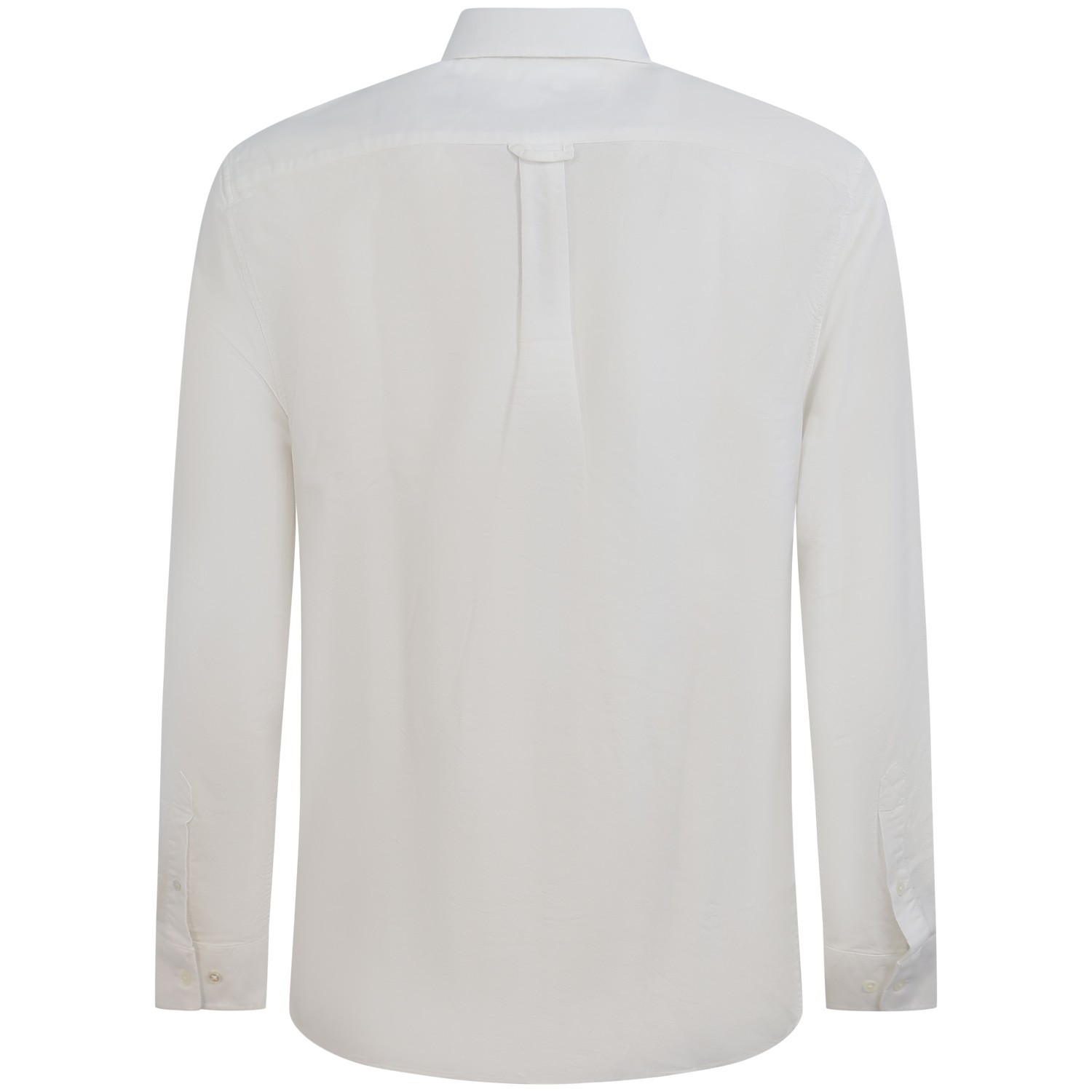 Camicia bianca con mini logo per uomo 2