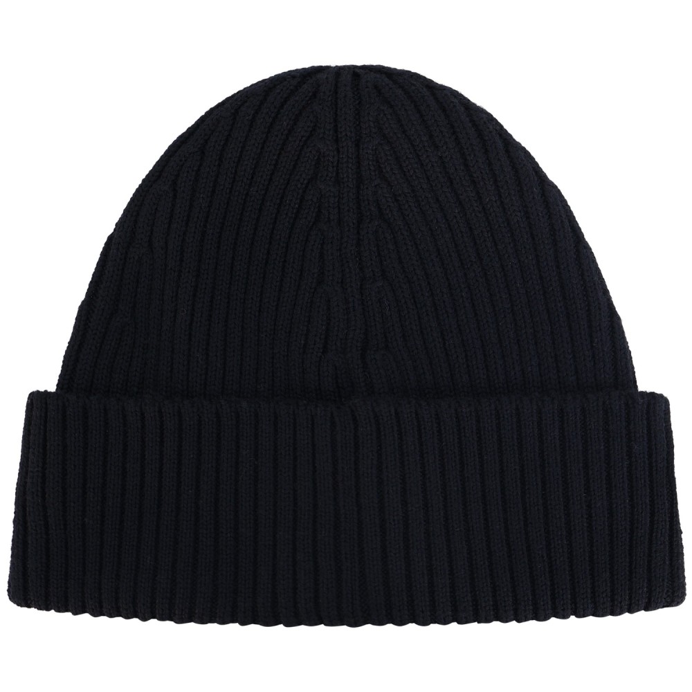 Cappello nero con mini logo per uomo