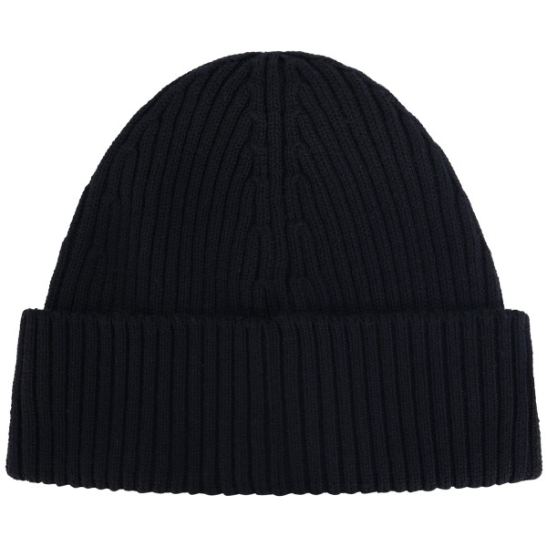 Cappello nero con mini logo per uomo
