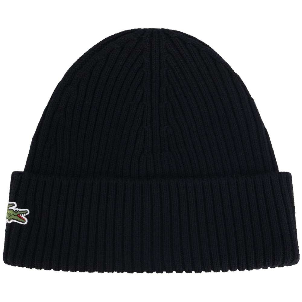 Cappello nero con mini logo per uomo