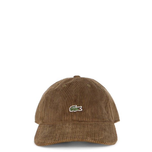 Cappello marrone in velluto a costine per uomo