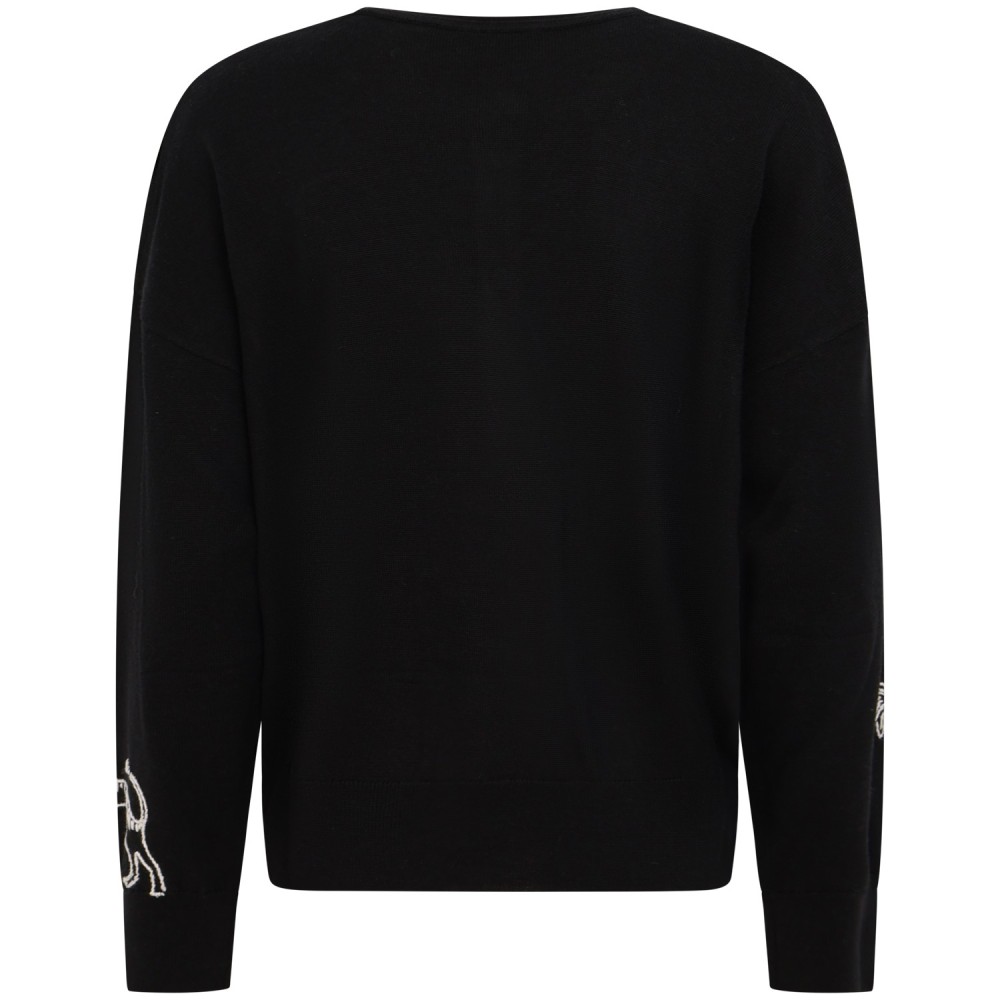 Maglione nero  per donna