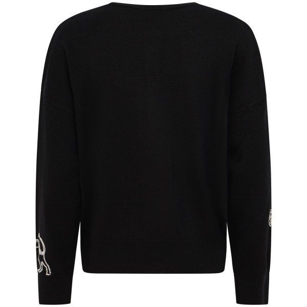 Maglione nero  per donna