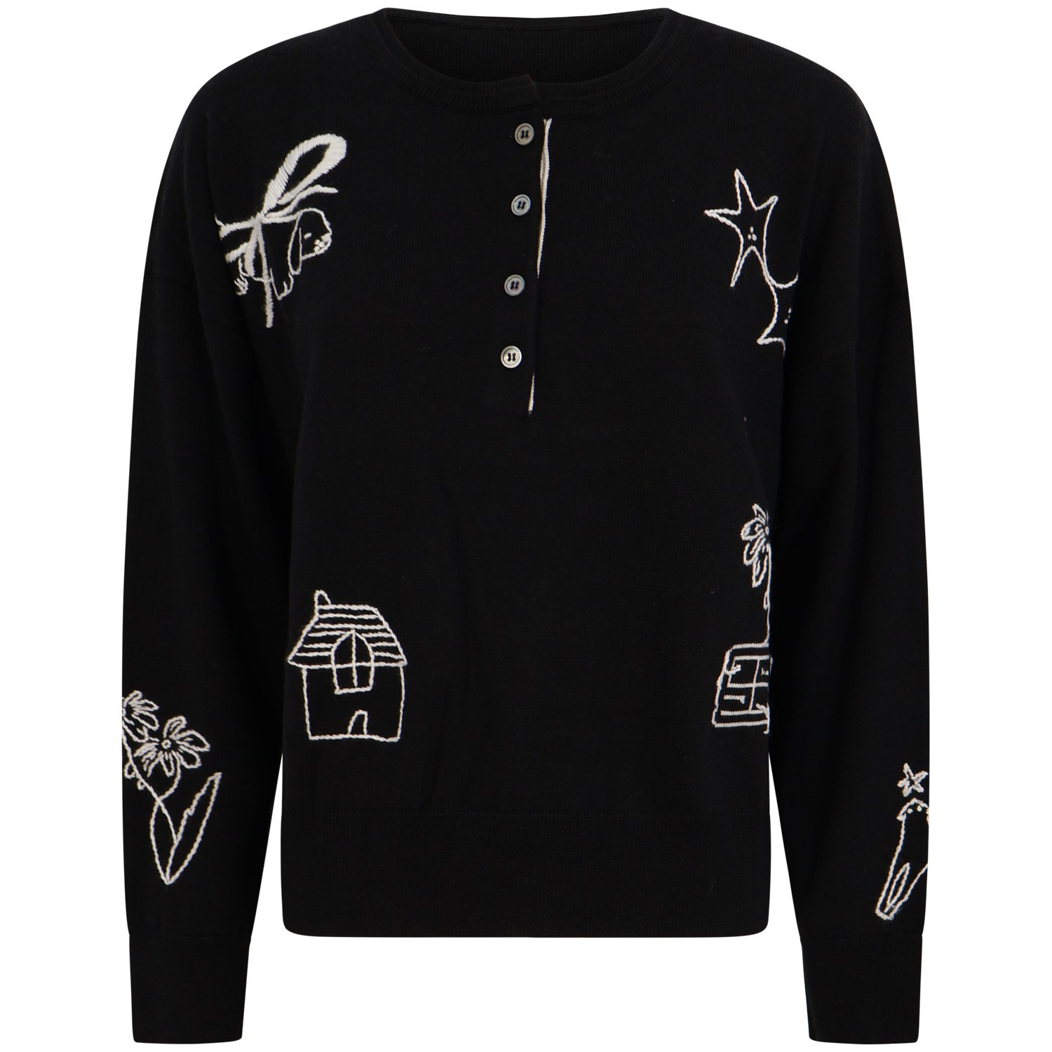 Maglione nero  per donna 2