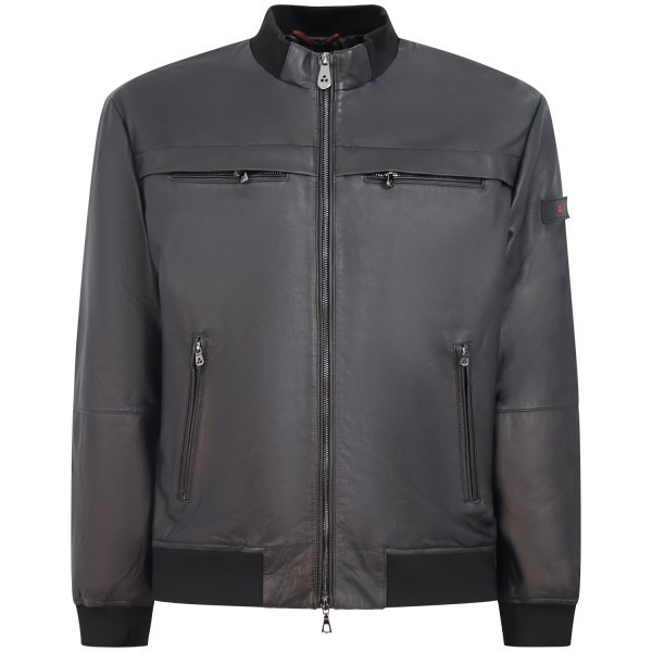 Giubbotto nero in pelle 'SANDS LE TTP FW 09' per uomo