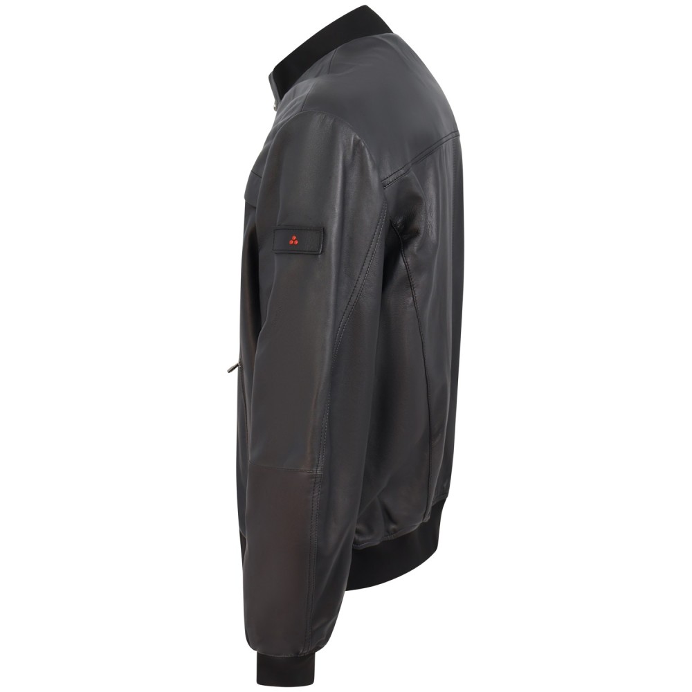 Giubbotto nero in pelle 'SANDS LE TTP FW 09' per uomo