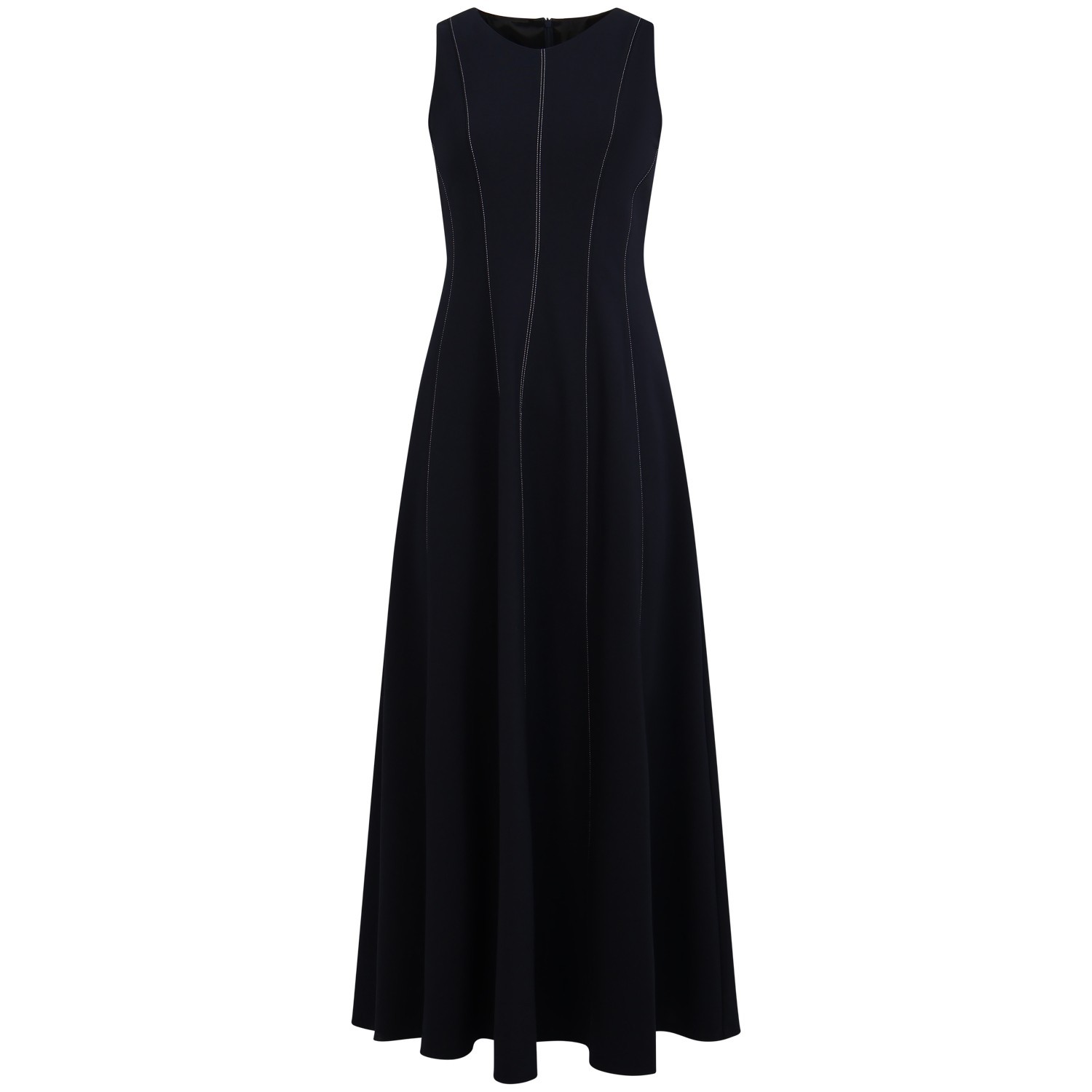 Abito lungo blu  per donna 2