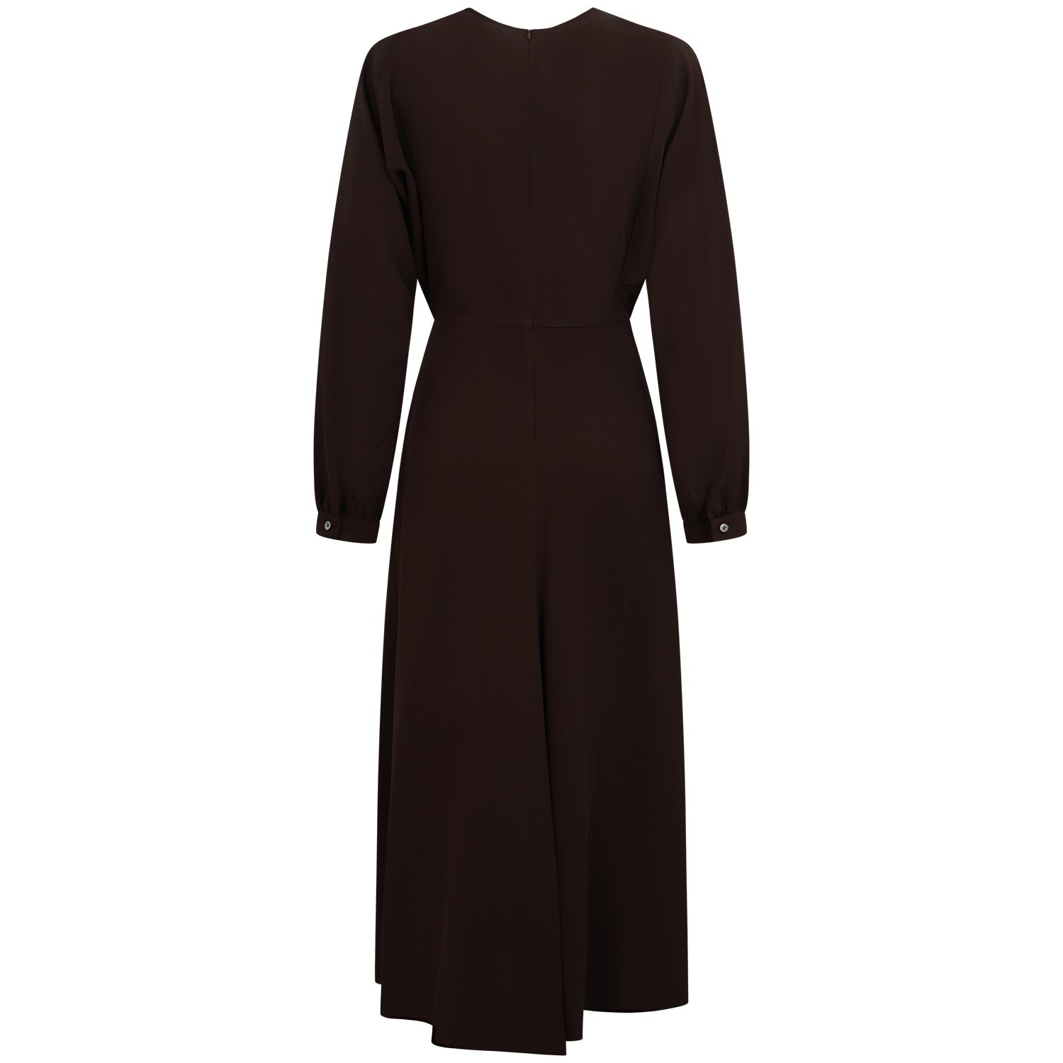 Abito lungo marrone per donna 2