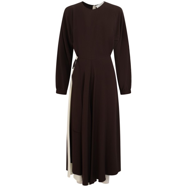 Abito lungo marrone per donna