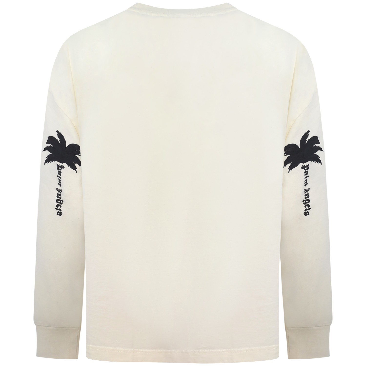 T-shirt avorio manica lunga per uomo 2