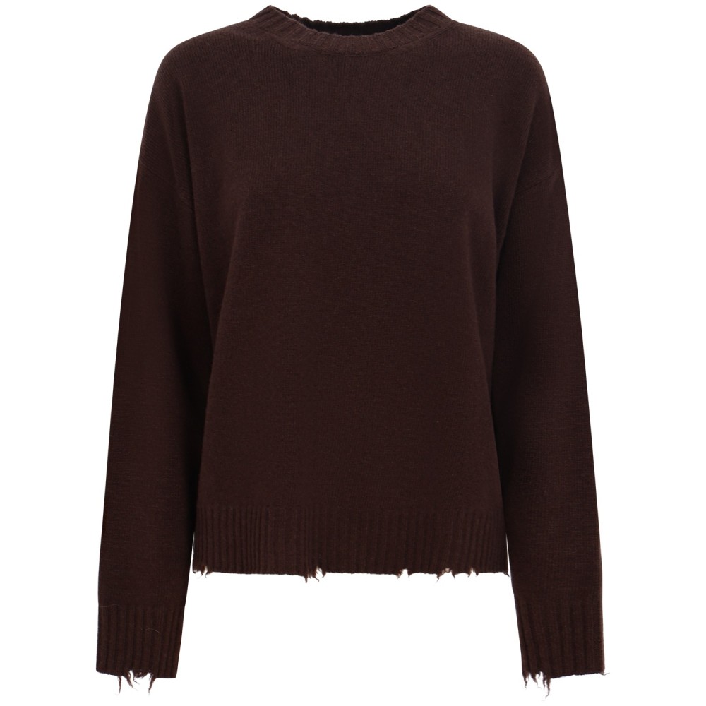 Maglione marrone per donna