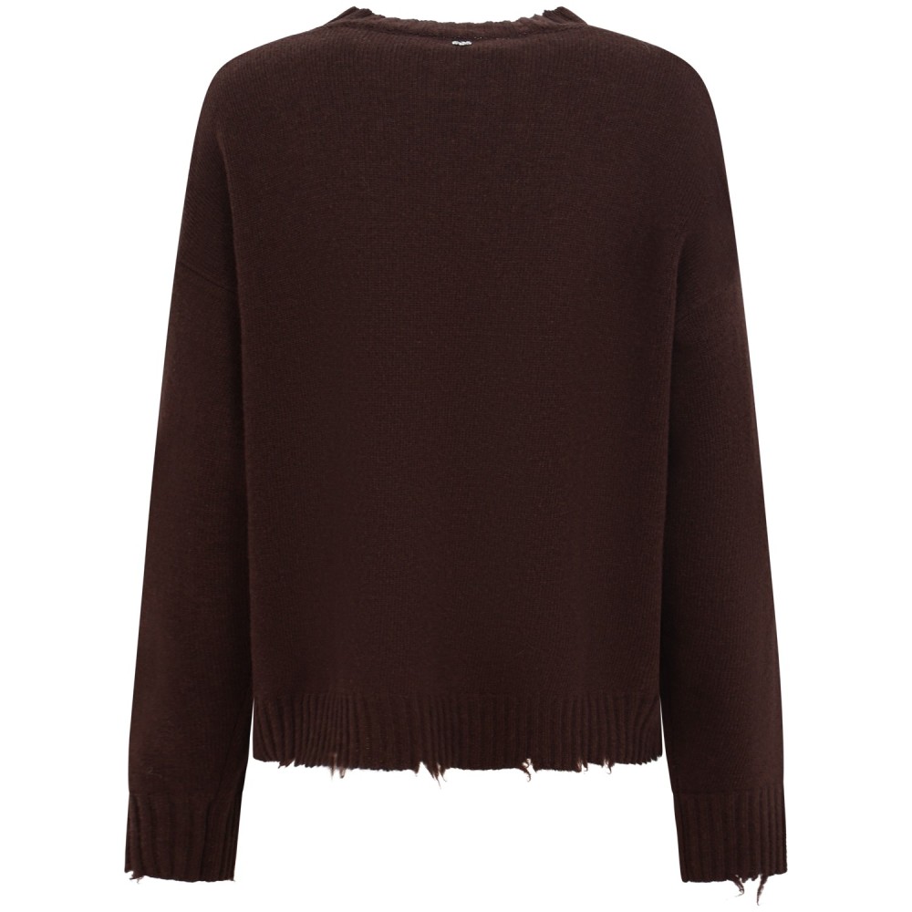 Maglione marrone per donna