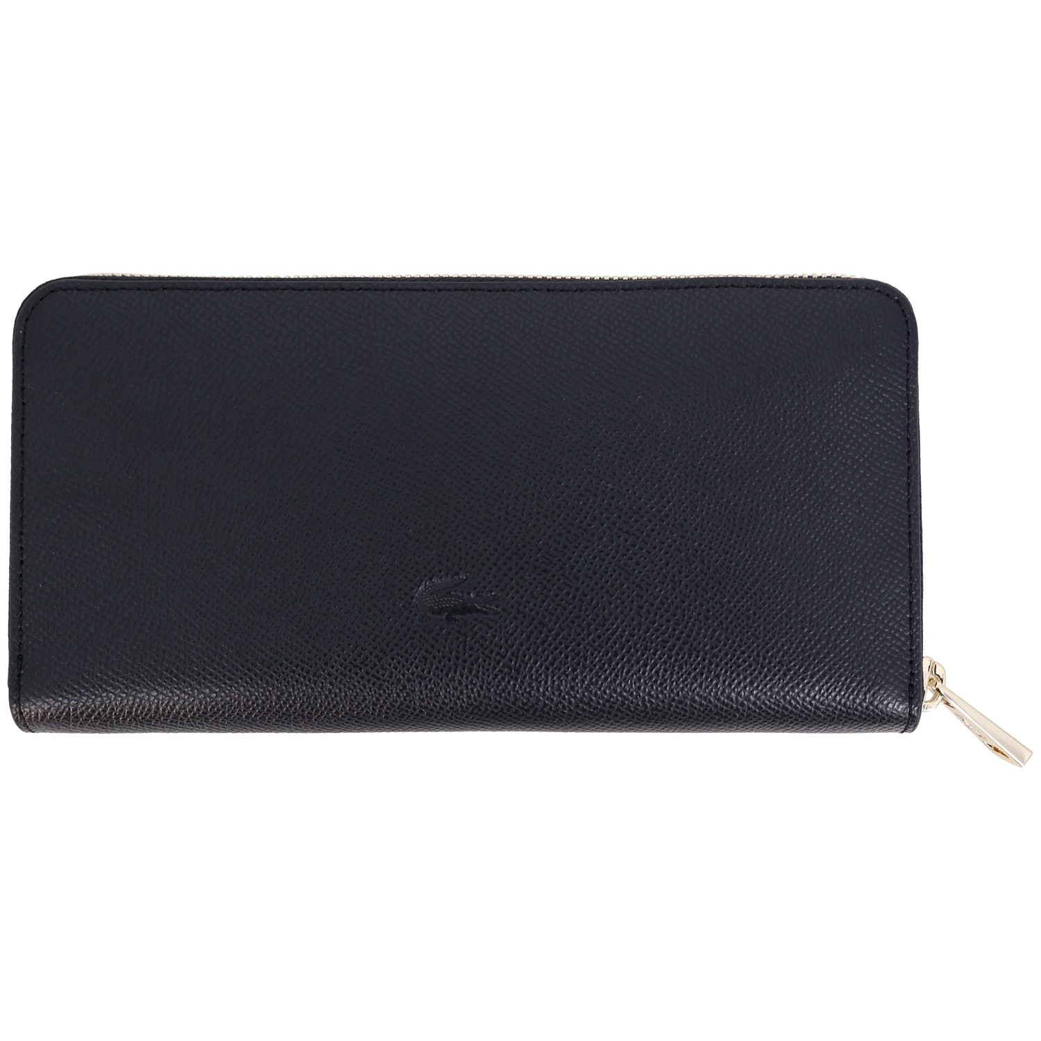 Portafoglio nero con mini logo per donna