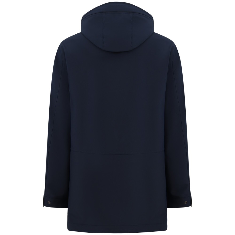 Giubbotto blu 'Soft Shell Barrow Mac Coat' per uomo