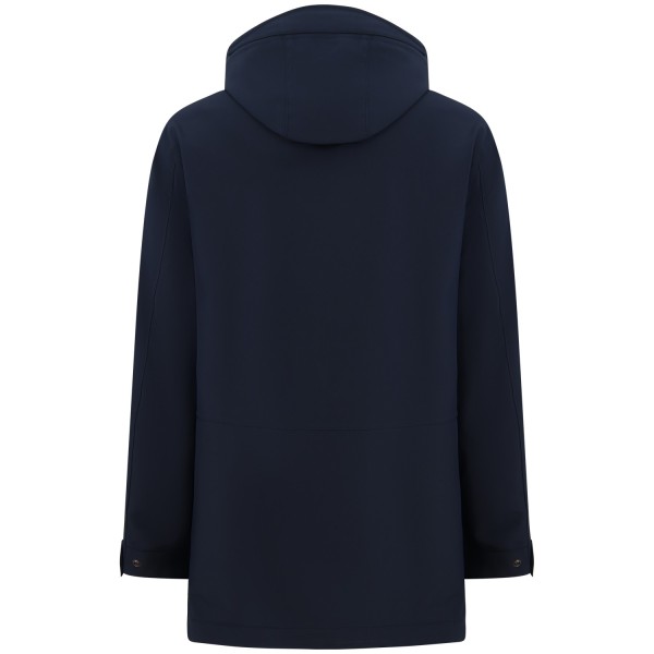 Giubbotto blu 'Soft Shell Barrow Mac Coat' per uomo