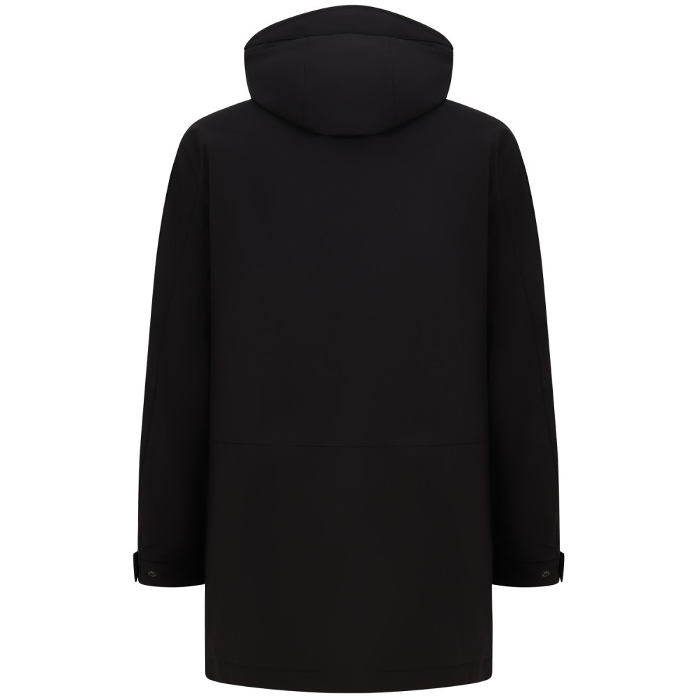 Giubbotto nero 'Soft Shell Barrow Mac Coat' per uomo