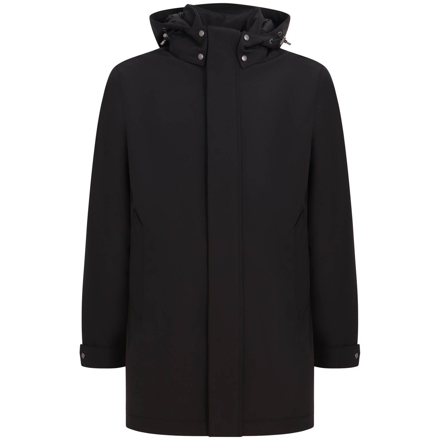 Giubbotto nero 'Soft Shell Barrow Mac Coat' per uomo