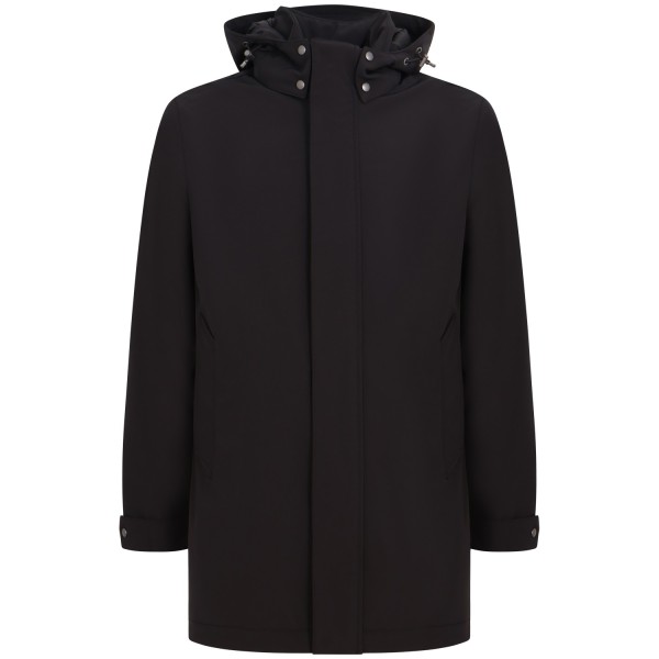 Giubbotto nero 'Soft Shell Barrow Mac Coat' per uomo