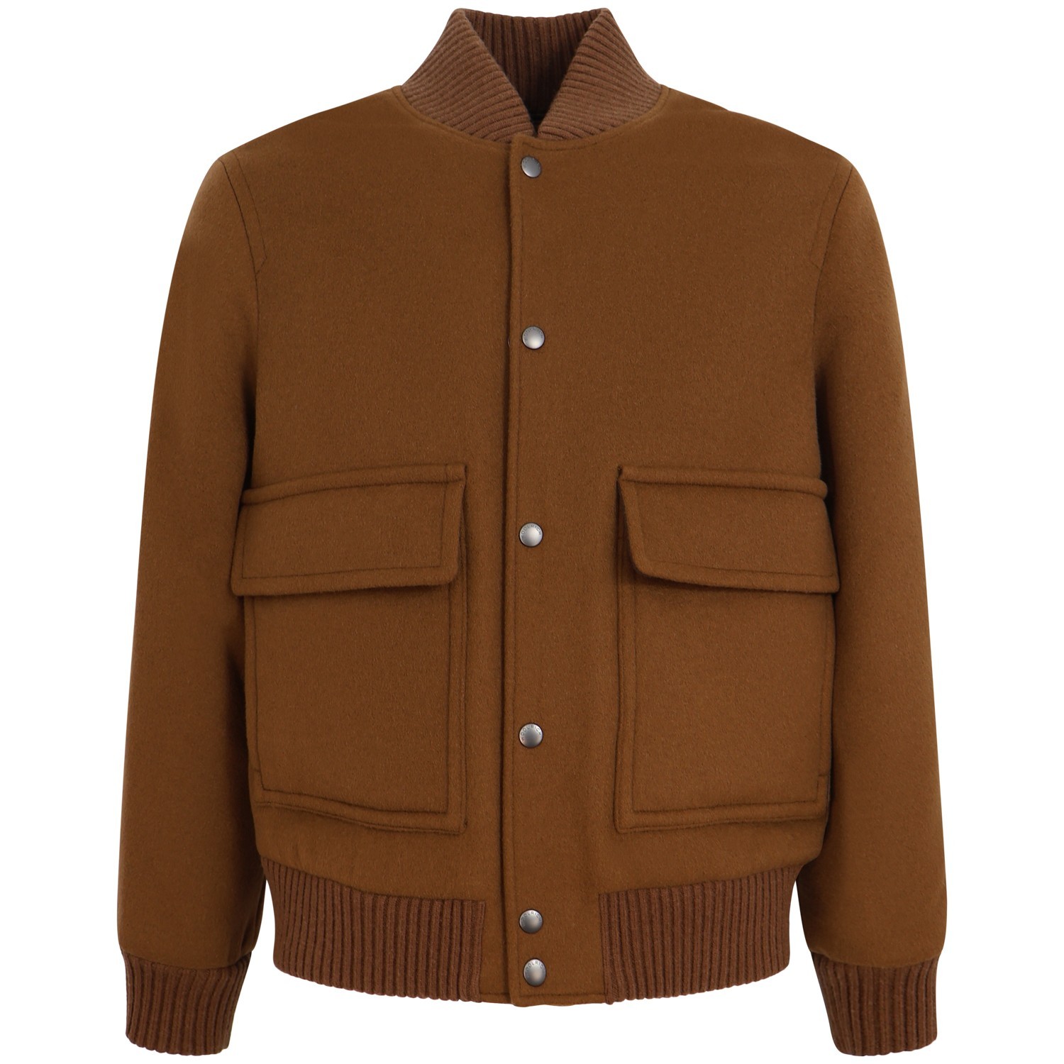 Giubbotto marrone 'Double Wool Bomber' per uomo 2