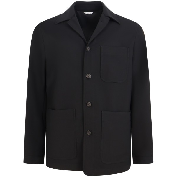 Giacca camicia nera per uomo